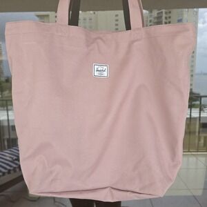Herschel Supply Co Tote Bag Pink Canvas Large Everyday‎ Carry
